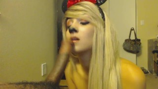 Chrissy Mouse Sucking Yummy Cock! Happy Halloween :D