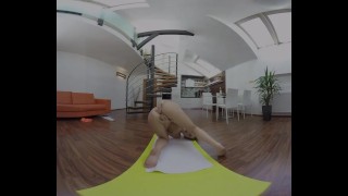 Electric Alexis Crystal Does Nude Yoga And Has Voyeur VR Sex