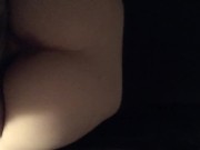 Fucking babe from behind until I cum
