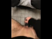 Playing with my cock and the BUCK OFF